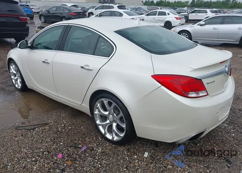2013 Buick Regal Gs из США, поврежденный, VIN 2G4GV5GV8D9246414